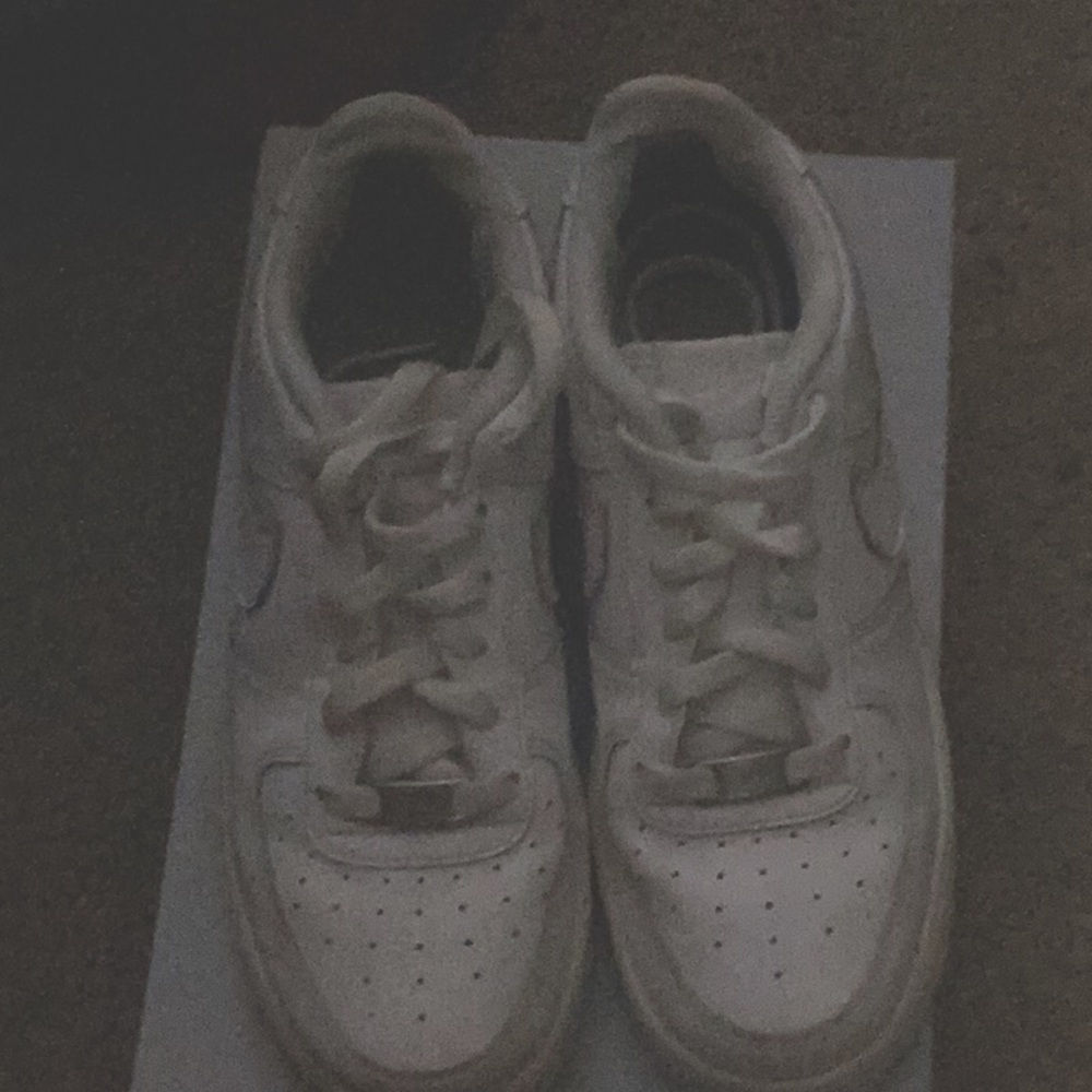 White Nike Air Force 1s